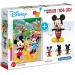 Disney: Mickey myš 104 ks puzzle + 3D Mickey model - Clementoni obrázok 1