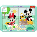 Disney Minnie a Mickey myš dobrodružstvá 2 v 1 rámikové baby puzzle - Trefl