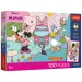 Disney Minnie myš Ružová dobrodružstvo 100ks UFT puzzle s plagátom - Trefl