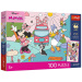Disney Minnie myš Ružové dobrodružstvo 100-dielne UFT puzzle s plagátom - Trefl