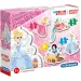 Disney Princess 4v1 Supercolor puzzle - Clementoni
