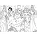 Disney Princezné 2 v 1 60-dielne maxi puzzle a omaľovánka 70x50 cm - Lisciani