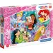 Disney Princezničky a ich maznáčikovia Supercolor puzzle 60 ks - Clementoni