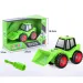 DIY Urob si sám! Pracovný stroj, nakladač v zelenej farbe