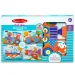 Dopravné vozidlá obrovské drevené puzzle - Melissa &amp; Doug