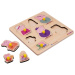 Eichhorn: Drevené vkladacie puzzle s úchytkami Peppa Pig