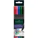 Faber-Castell: Grip 0,4mm-ový popisovač 5dielny set