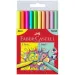 Faber-Castell: Grip neónové a pastelové fixky 5+5 dielny set