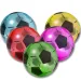 Farebná gumová lopta s futbalovým vzorom 23cm - rôzne farby