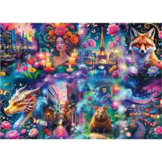 Farebný svet prémiový 8000 ks puzzle – Trefl obrázok 2