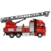 Fire Rescue: Rebríkové hasičské auto so zotrvačníkom, svetlom a zvukom 19cm