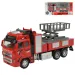 Fire Truck: Hasičské auto so zdvíhacím košom, zotrvačníkom, svetlom a zvukom 20cm