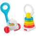 Fisher-Price: 2-dielna farebná sada hrkálok pre bábätká - Mattel