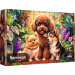 Flamingo by puzzle Psíky v skleníku 600 ks puzzle - Trefl