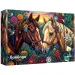 Flamingo s puzzle Slovenské kvety zdobené 400ks puzzle - Trefl
