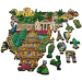 Francúzsko, slávne miesta - 1000-dielne drevené puzzle - Trefl