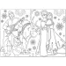 Frozen Zábava a hudba 2 v 1 60-dielne maxi puzzle a omaľovánka 70x50 cm – Lisciani