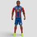 Futbalová akčná figúrka, 20 cm - FC Barcelona, Rashford v drese s číslom 14