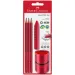 Faber-Castell: Grip set písacích potrieb-červená