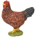 Hnedá sliepka, hracia figúrka - Bullyland