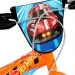 Hot Wheels 16” detský bicykel s držiakom na fľašu a bočnými kolesami v oranžovo-čiernej farbe – Dino Bikes bicykel obrázok 4
