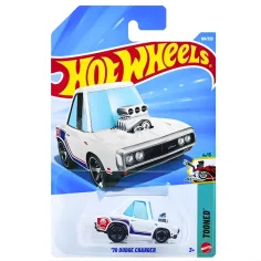 Hot Wheels: '70 Dodge Charger biely autíčko 1/64 - Mattel