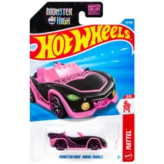 Hot Wheels: Monster High Ghoul Mobile čiernej farby autíčko 1/64 - Mattel