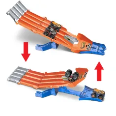 Hot Wheels Monster Trucks: Naháňačka s dráhou 2ks autíčok - Mattel obrázok 4
