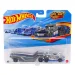 Hot Wheels: Semi Twin Mill šedý nákladný automobil 1/64 – Mattel
