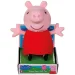 Hovoriaca Peppa prasiatko plyšová postava v červenom oblečení 20cm obrázok 1