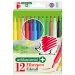 ICO: Antibakteriálny farebný popisovač 12 dielny set