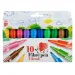 ICO: Popisovače Ježko 1-3mm, 10farieb