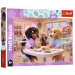 Jazvečíky v kaviarni 300-dielne puzzle - Trefl