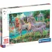 Jednorožce pri vodopáde 180ks super puzzle - Clementoni