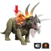 Jurassic World: Triceratops útočný dinosaurus so zvukom a svetlom – Mattel obrázok 3