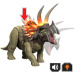 Jurský svet: útočiaci triceratops s dinosaurím zvukom a svetlom – Mattel