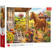 Kôň na farme 1000-dielne puzzle - Trefl
