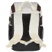 Kravička hnedo-biely anatomický škôlkársky batoh 21x15x34cm