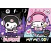 Kuromi a My Melody mestský rytmus 160-dielne puzzle - Trefl