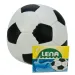 LENA: Mäkká futbalová lopta 11 cm čierno-biela farba