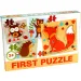 Lesné zvieratká Bébipuzzle - D-Toys