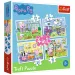 Letné spomienky Peppa Pig 4v1 puzzle - Trefl