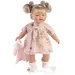 Llorens: Aitana plačúca bábika s cumlíkom, ružovým svetríkom 33cm
