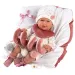 Llorens: Mimi bábika novorodenca 40 cm plačúca bábika s postieľkou