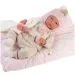 Llorens: Reborn limitovaná edícia realistické novorodeniatko v strapcovom oblečení 42 cm