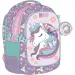 Luna: Must Team Unikornis zaoblený trojkomorový školský batoh, ruksak 32x18x43cm