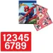 Luna: Spiderman set so šablónou a nálepkou 54x47cm