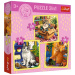 Mačacie radostné chvíle 3 v 1 puzzle 50, 36 a 20 dielikov - Trefl