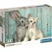Mačka a zajac priateľstvo HQC 500ks Compact puzzle - Clementoni