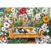 Mačky v kvetinovej záhrade – 500-dielne kreatívne puzzle – Trefl